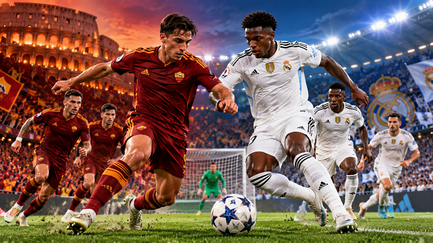 Hasil Pertandingan Roma vs Real Madrid
