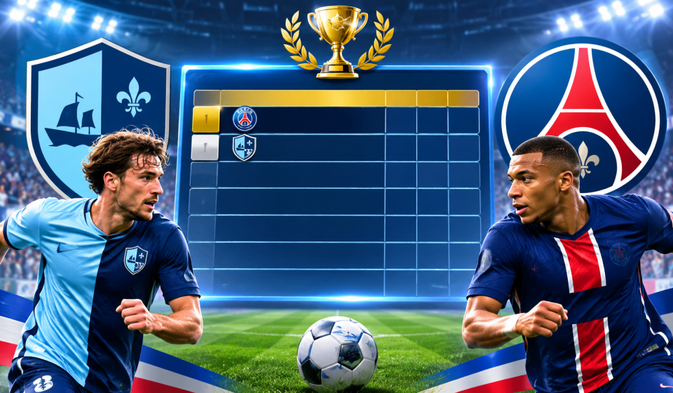 Klasemen Le Havre Ac Vs Psg