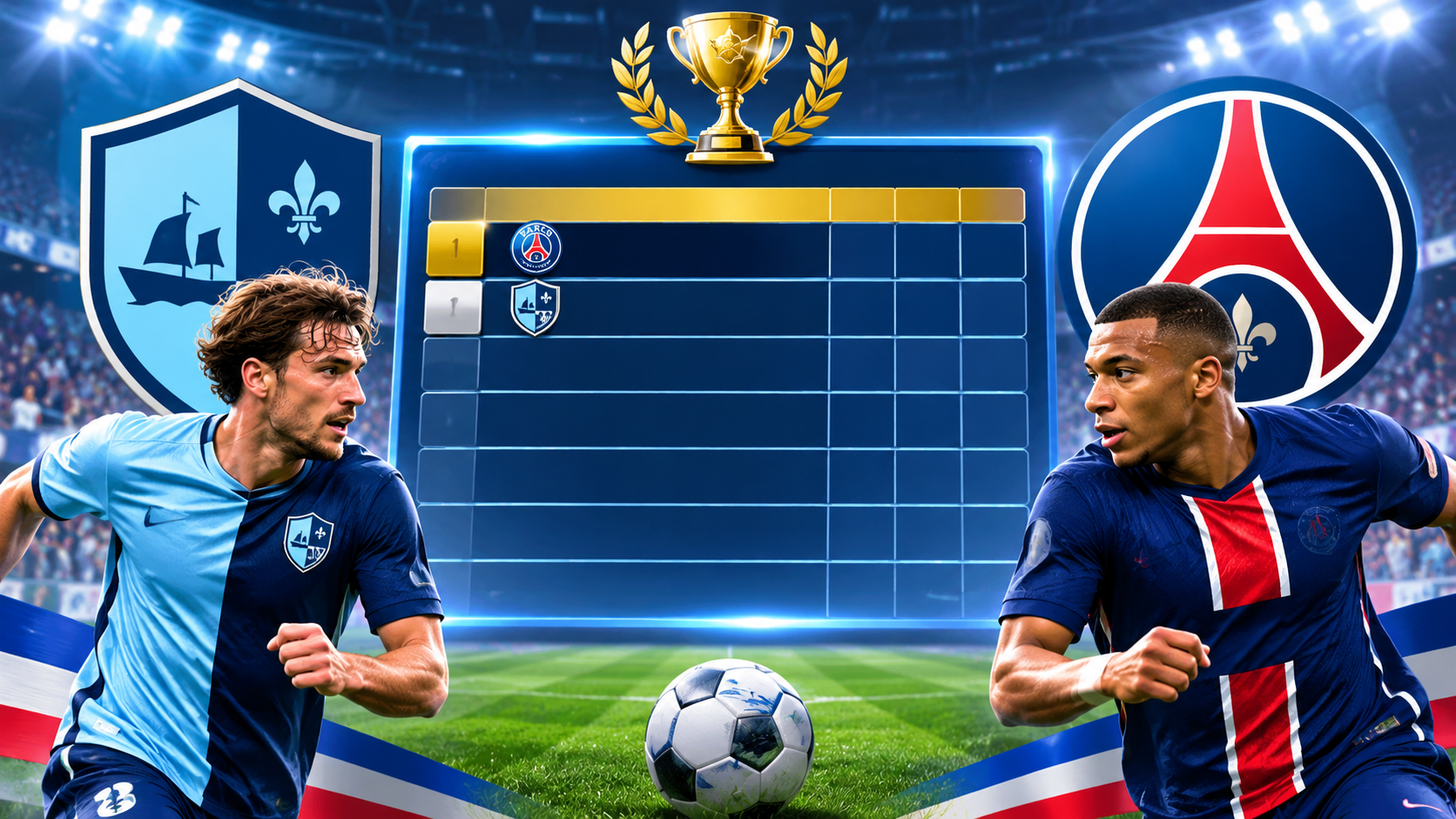 Klasemen Le Havre Ac Vs Psg